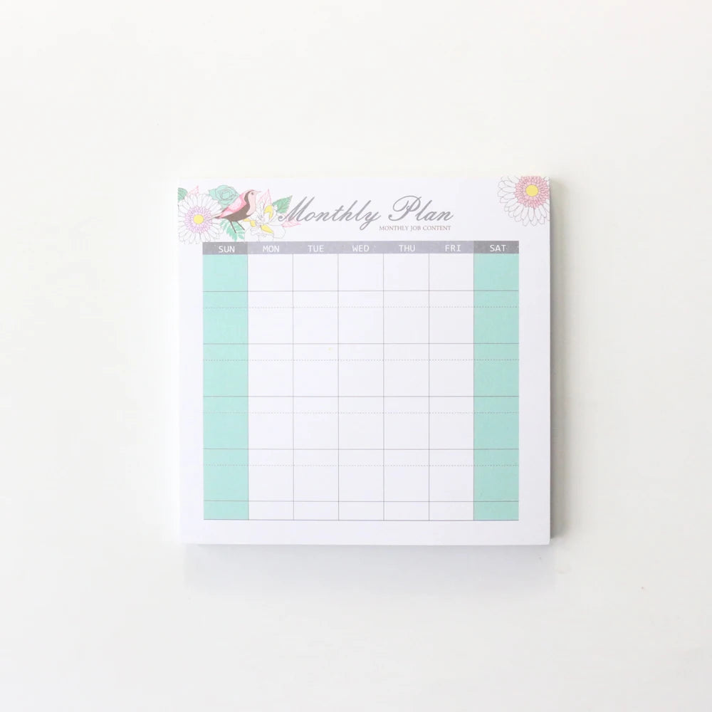 Cute organiser notepad stationery