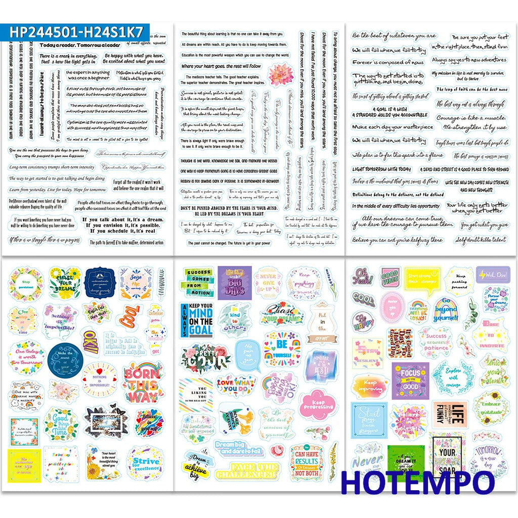 Epic 1,700 Pieces Of Motivational Time Planning Stickers