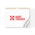 Monthly Habit Tracker Planner Spiral Bound Goal Journal Daily Weekly Checklist To Do Notes Pad for Home Office