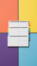 Structured Journal With Icon Tabs