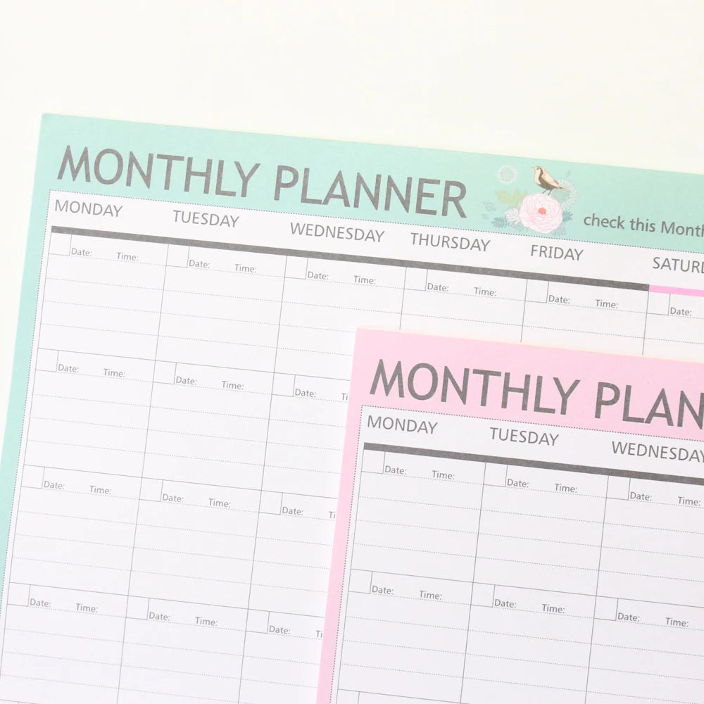 Cute organiser notepad stationery