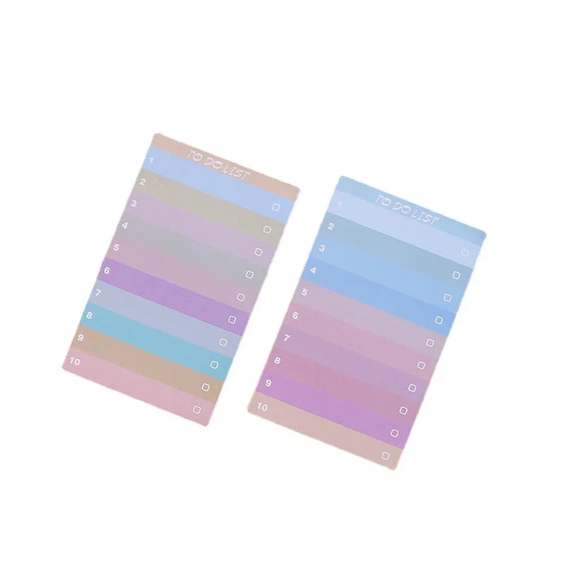 50 Sheets To Do List Sticky Notes Multicolours Lined Sticky Notes
