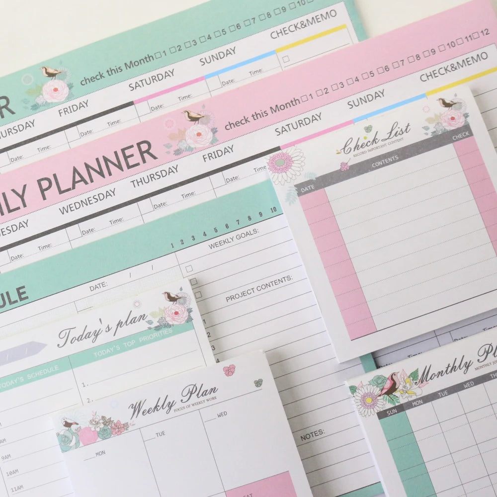 Cute organiser notepad stationery