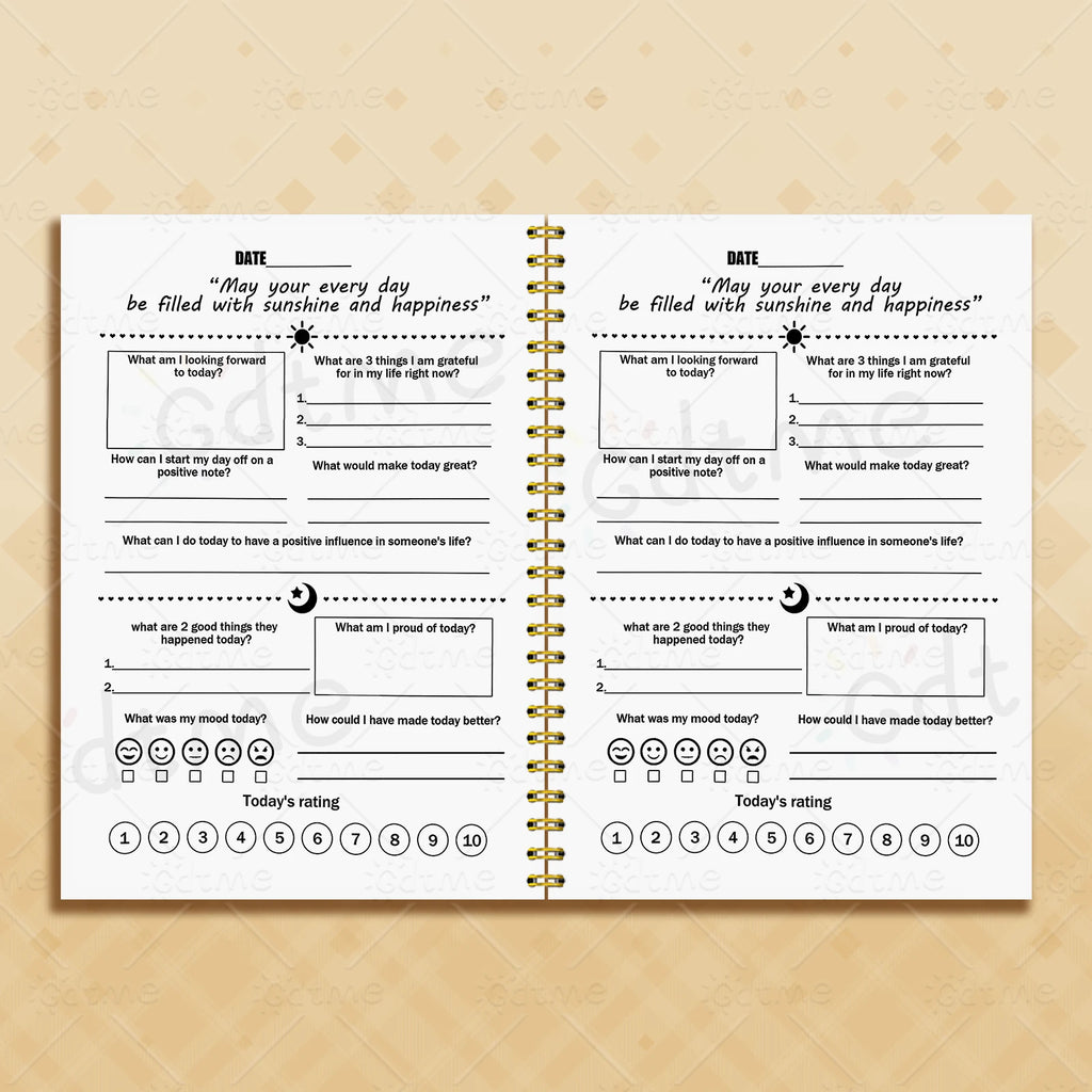 Emotions Journal - Mental Health Planner,Wellness Workbook,Therapy Worksheet,Anxiety Management,Self Care Tracker