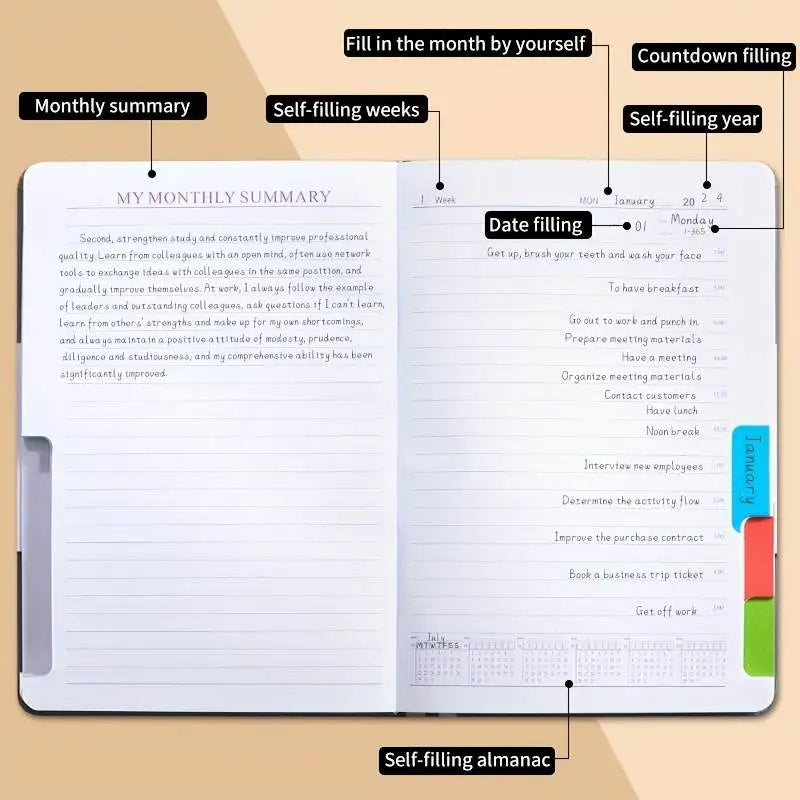 The Ultimate Organiser with planner templates, stickers, schedules