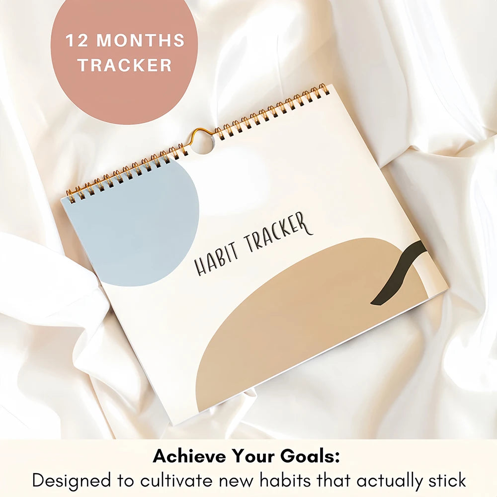 Habit Tracker Calendar For Goals And Motivation Undated