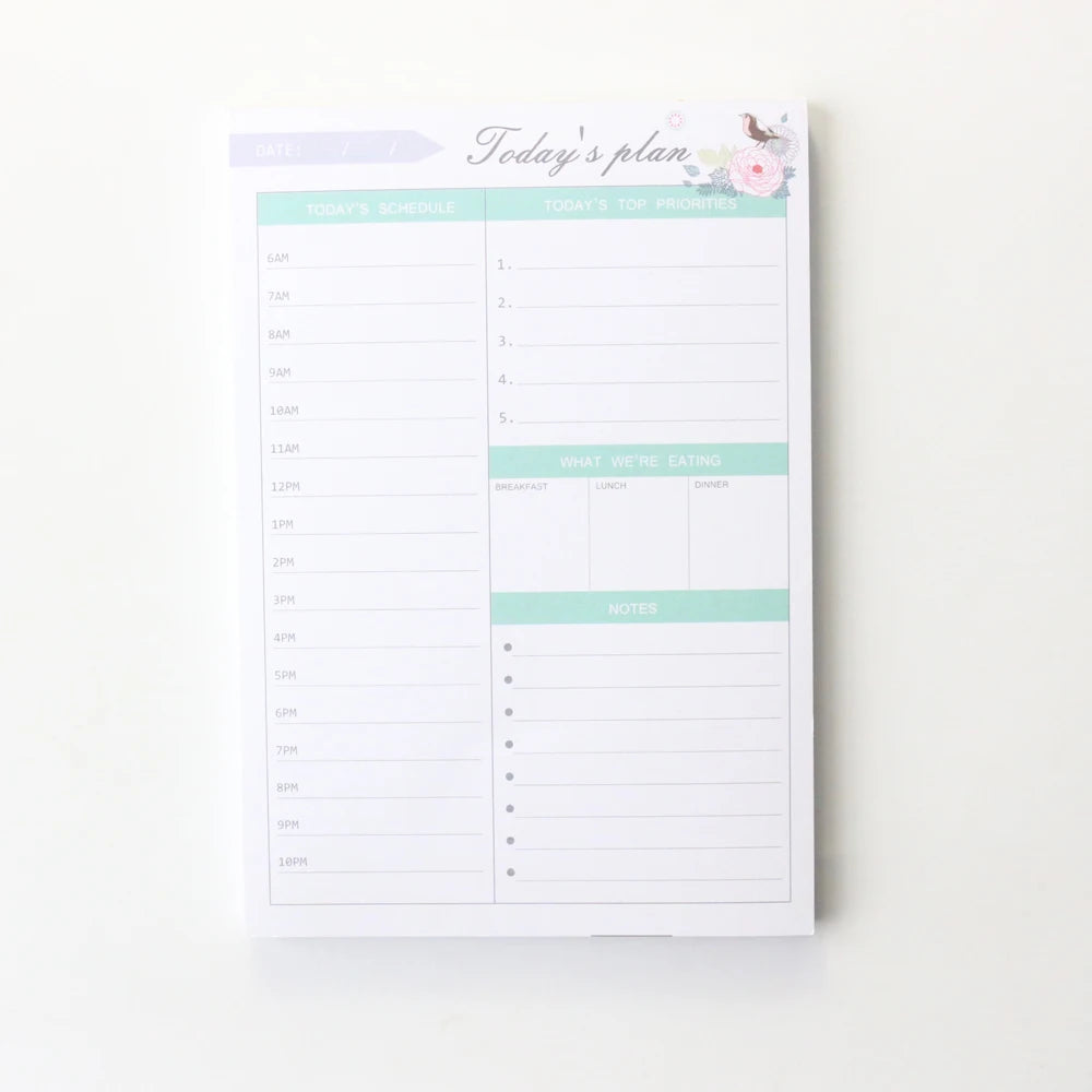 Cute organiser notepad stationery