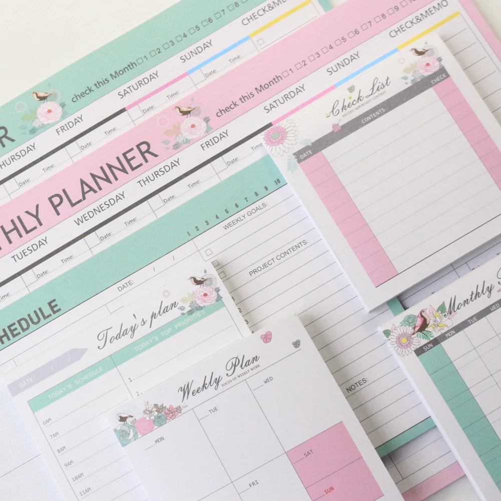 Cute organiser notepad stationery