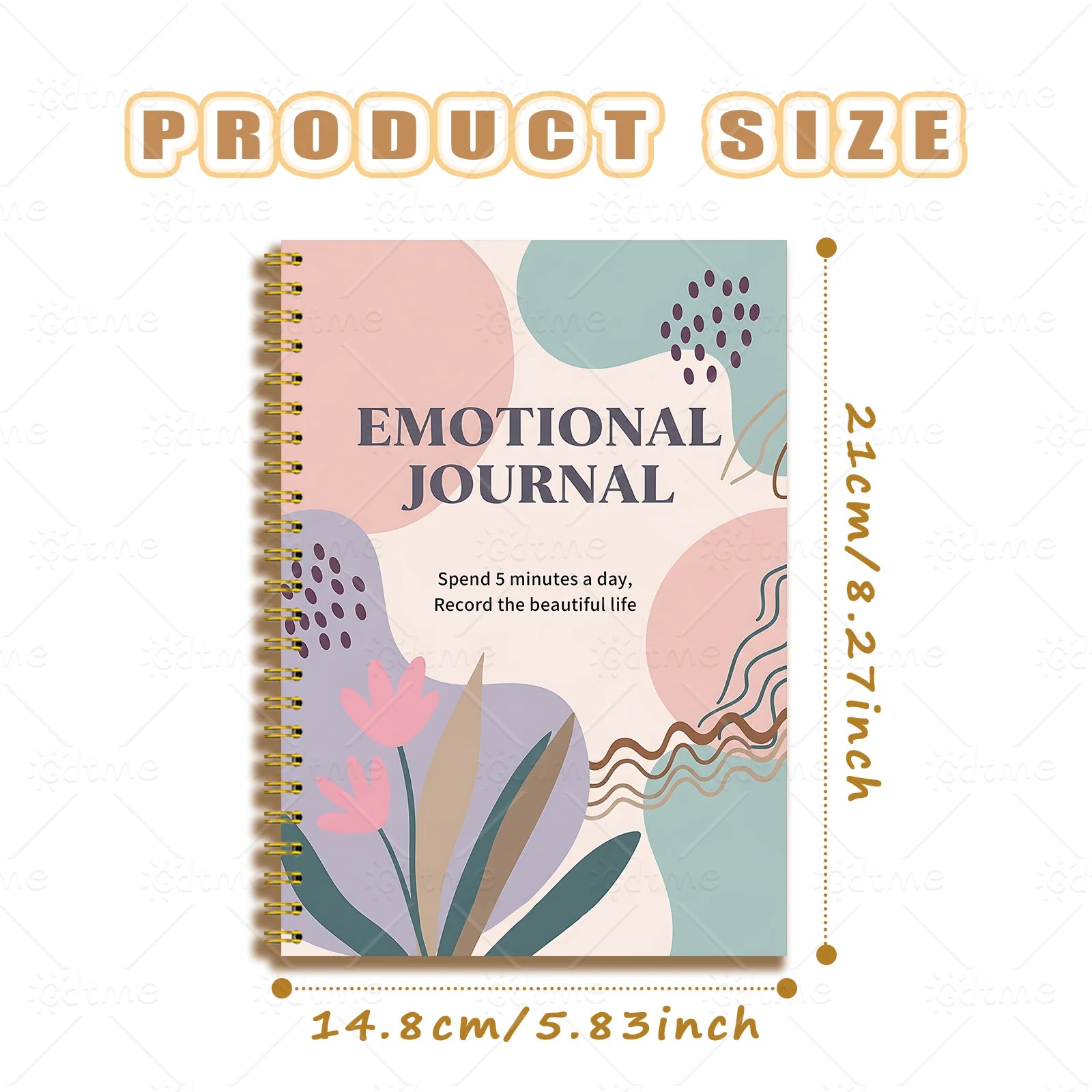 Emotions Journal - Mental Health Planner,Wellness Workbook,Therapy Worksheet,Anxiety Management,Self Care Tracker