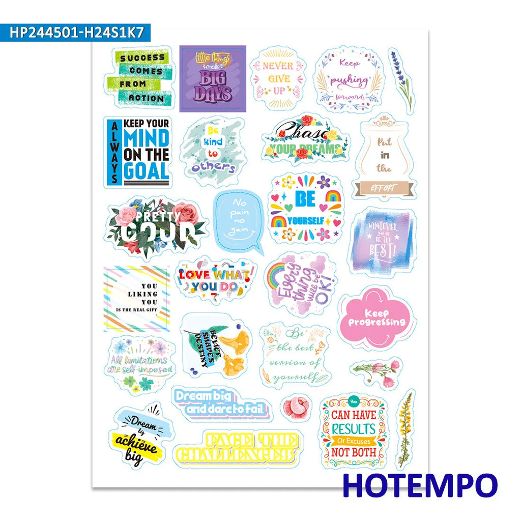 Epic 1,700 Pieces Of Motivational Time Planning Stickers