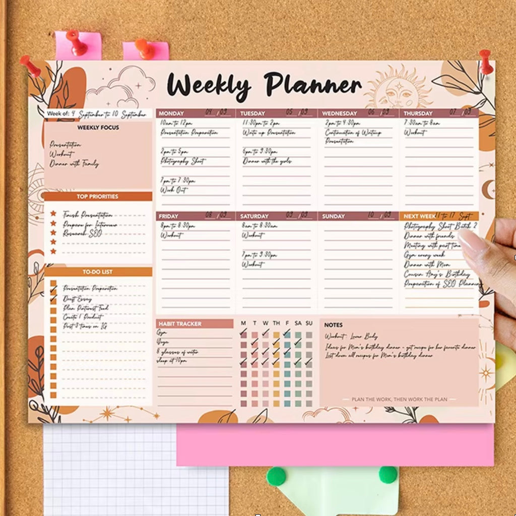 Weekly Planner To Do List With 104 Pages