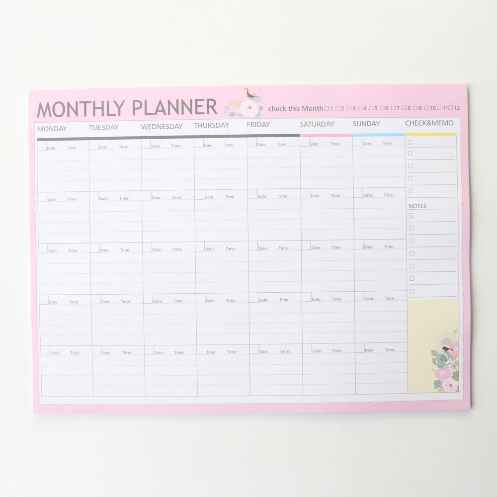Cute organiser notepad stationery