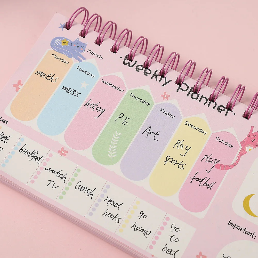 Cute Weekly Planner 52 Weeks with To-Do List