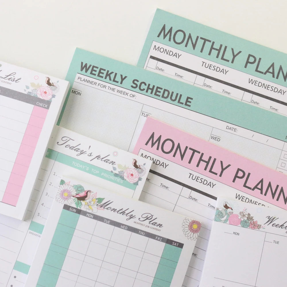 Cute organiser notepad stationery