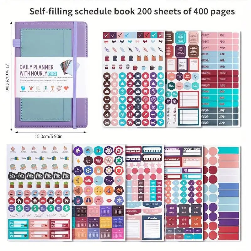 The Ultimate Organiser with planner templates, stickers, schedules