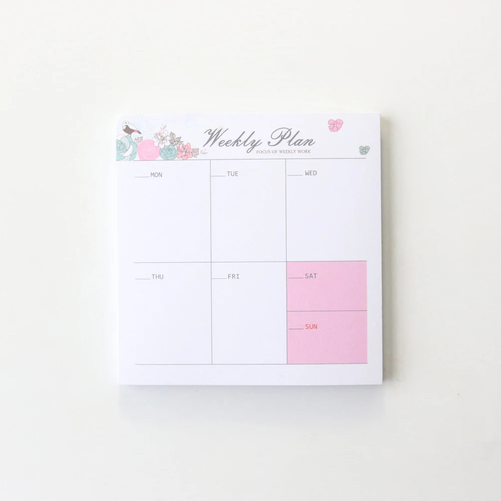 Cute organiser notepad stationery