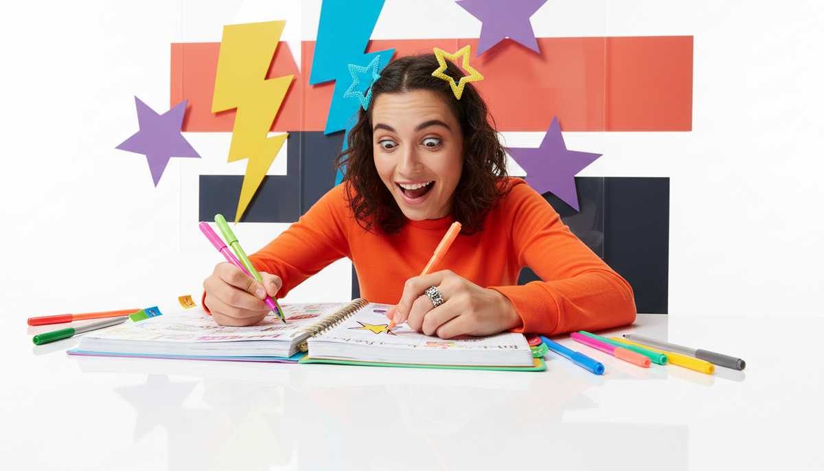 planners and stationary to build healthy habits